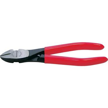 Heavy duty side cutter with plastic coated handle type 5314
